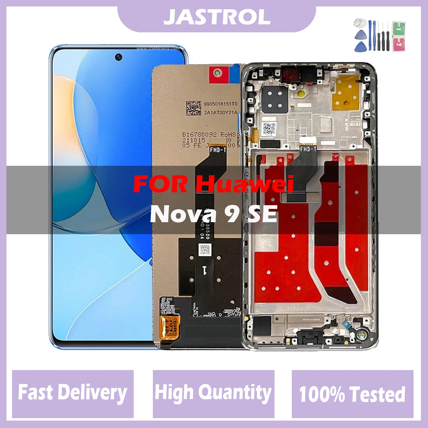 

6.78'' Original NEW LCD For Huawei Nova 9 SE 9SE 5G LCD Display Screen Touch Panel Digitizer For Honor 50 SE JLH-AN00 LCD