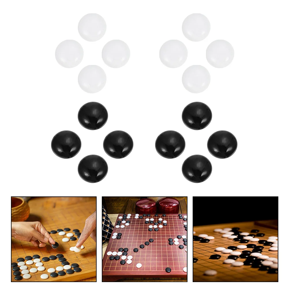 Go Piece Decorative Ceramic Stones Beads Decorate Porcelain Home Chess Accessories Gobang Travel