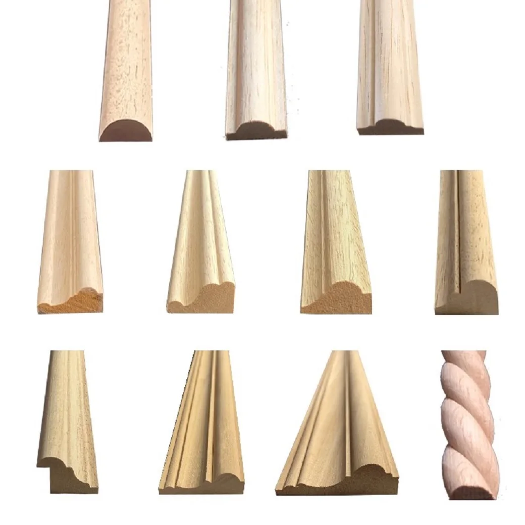 Solid Wood Line, Rough Semi Circle Line, Fried Dough Twists Background Wall, Waist Line, Decorative Wood Line