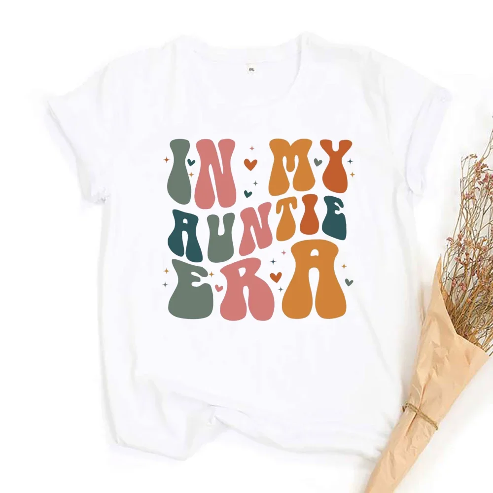 

In My Auntie Era Shirt Favorite Aunt Shirts Baby Announcement for Aunt Tee Cool Auntie Eras T-Shirt Sister Gifts Cool Aunts Club
