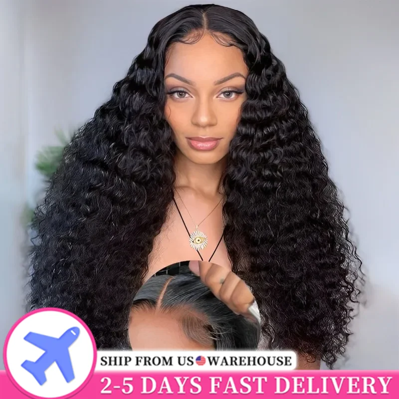 Wear And Go Glueless Human Hair Wigs Curly Human Hair Wig 5x5 6x4 Glueless Wig Human Hair Ready To Wear Deep Wave Wig Preplucked