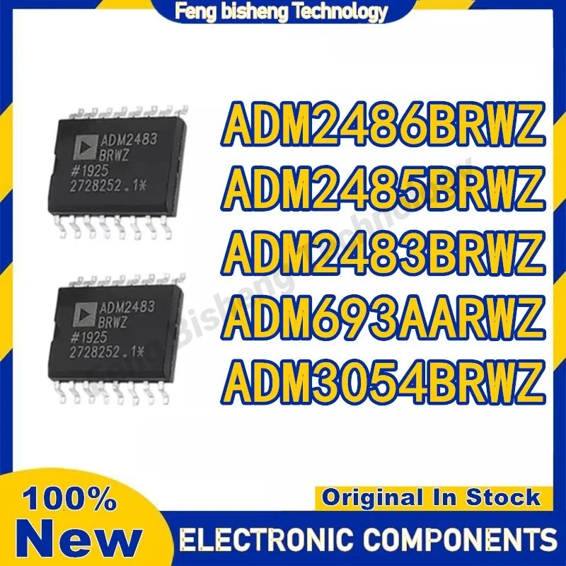 

10PCS ADM693AARWZ ADM2483BRWZ ADM2485BRWZ ADM2486BRWZ ADM3054BRWZ ADM693 ADM2483 ADM2485 ADM2486 ADM3054 IC Chip SOP-16 in Stock