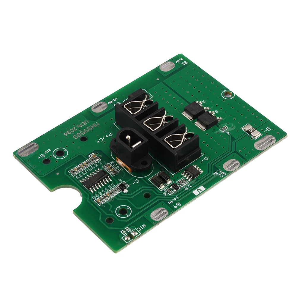 BMS 5S 20A 21V 18650 Li-ion Battery Charge Board NTC Temperature Protection with DC Plug 5S BMS PCM For Electric Tools