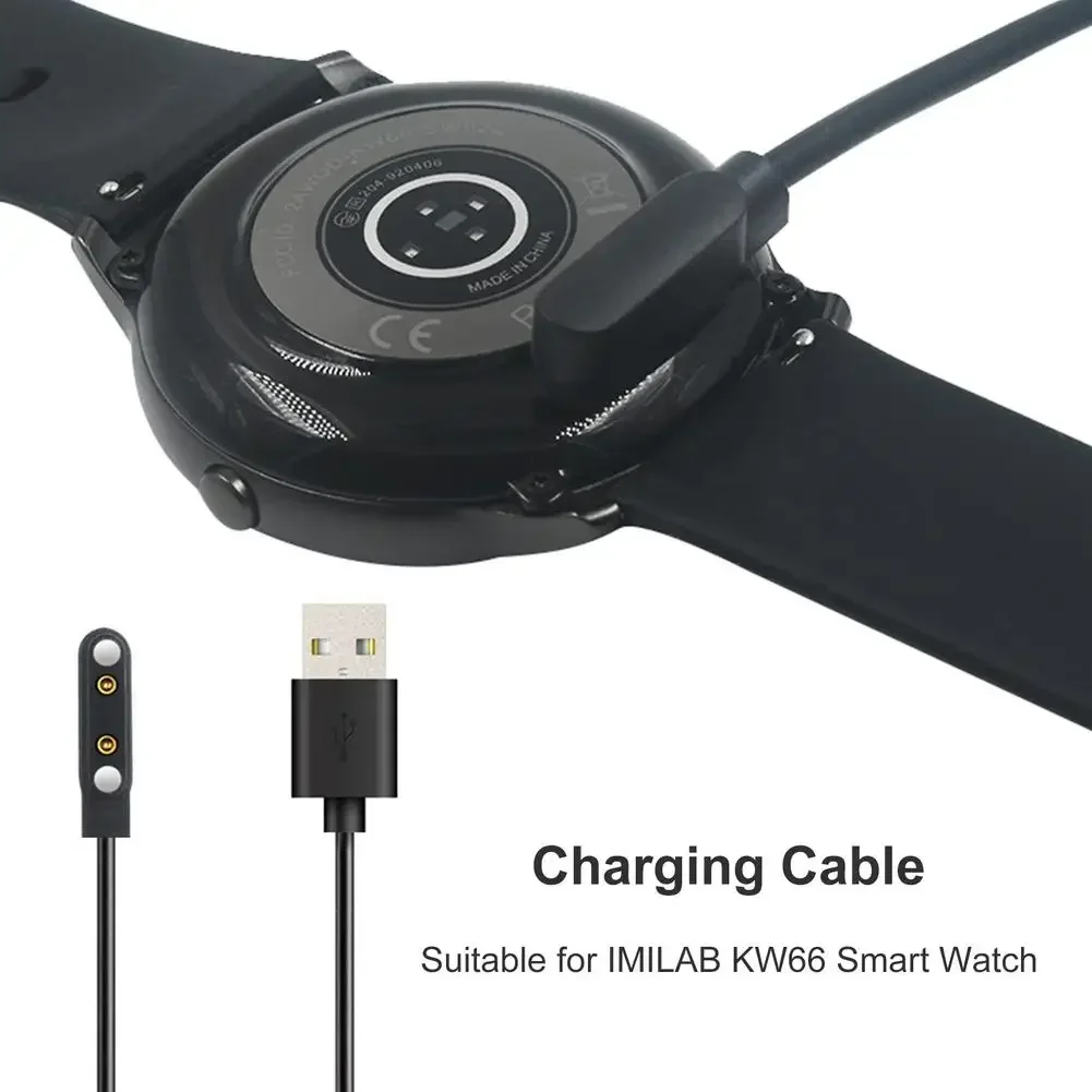 Magnetic USB Charger Cable For IMILAB KW66 YAMAY SW022 Haylou Solar LS05 W26 Smart Watch Dock Charging Cord