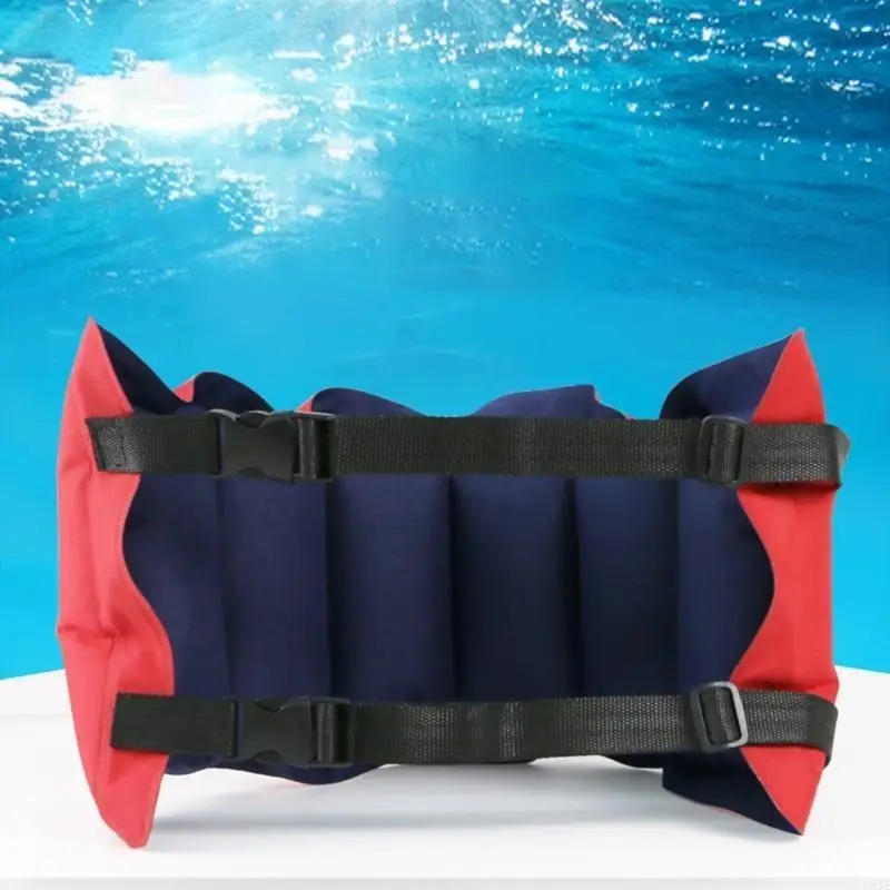 Swim Belt Inflatable Swimming Float Belt Adjustable Pool Waist Flotation Aid Adjustable Pool Flotation Belt for Adults