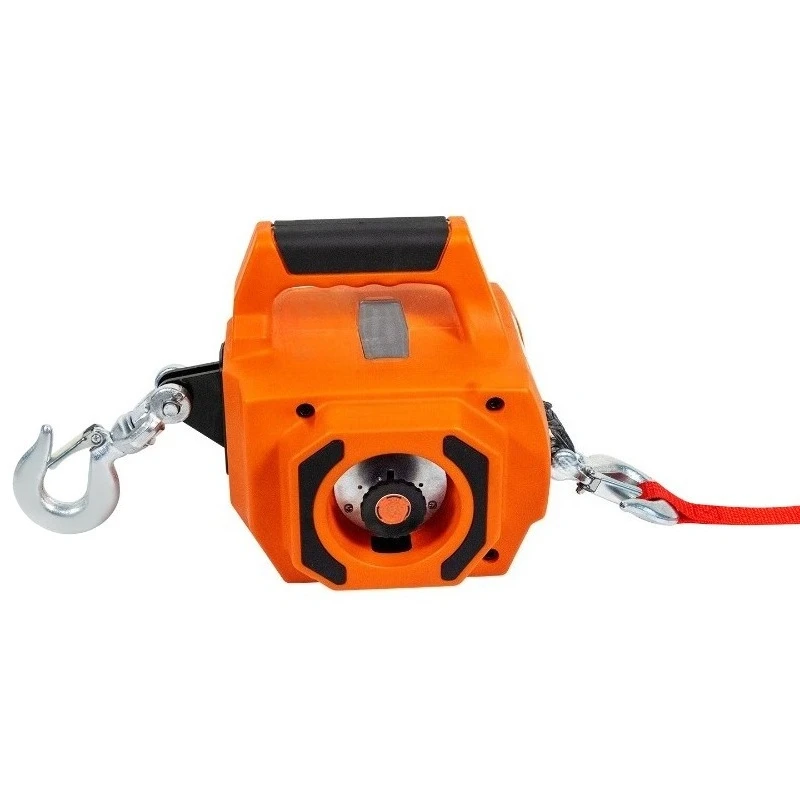 Portable Electric Drill Winch Manual Hoist Lifting Tool Low Noise Rope Guide