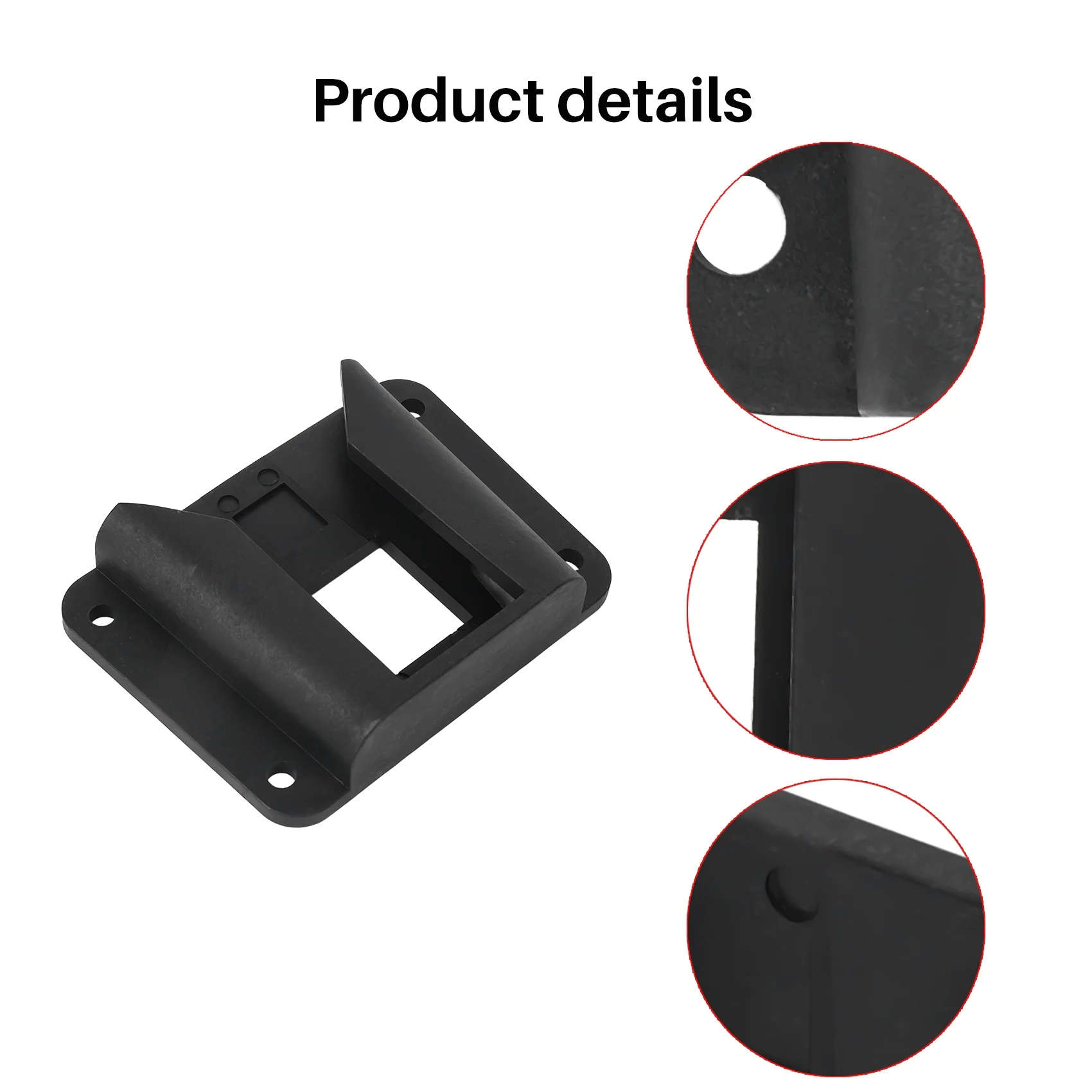 Bicycle Carrier Block Adapter for Brompton Folding Bike Bag Rack Holder ABS Front Carrier Block Mounting