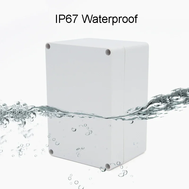 Outdoor Waterproof Case Enclosure IP67 Electronics Box Project Instrument Case Dustproof Plastic Junction Box Housing Cable Wire