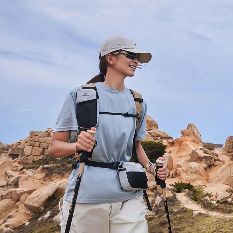 Naturehike Camping Backpack Rock Series Accessory Pack Waist Pouch Phone Bag Water Bottle Storage Bag Hiking Climbing Storage