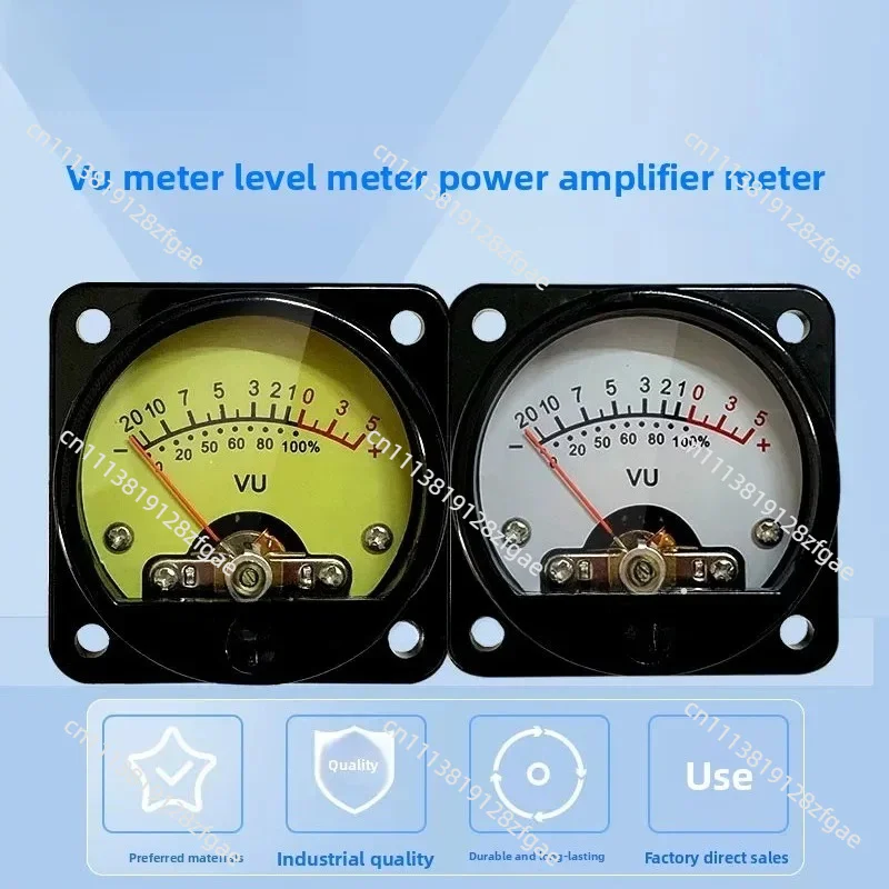 VU Level Meter Audio Strap Backlight Volume Meter Vacuum Tube Bile Sound Pressure Meter DB Power Amplifier Strap Driver Board