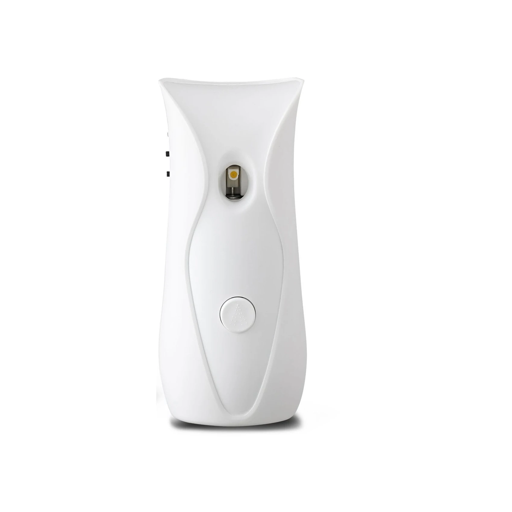 Dispensador automático de ambientador de aire para baño, espray de ambientador temporizado montado en la pared, dispensador automático de aroma para el hogar