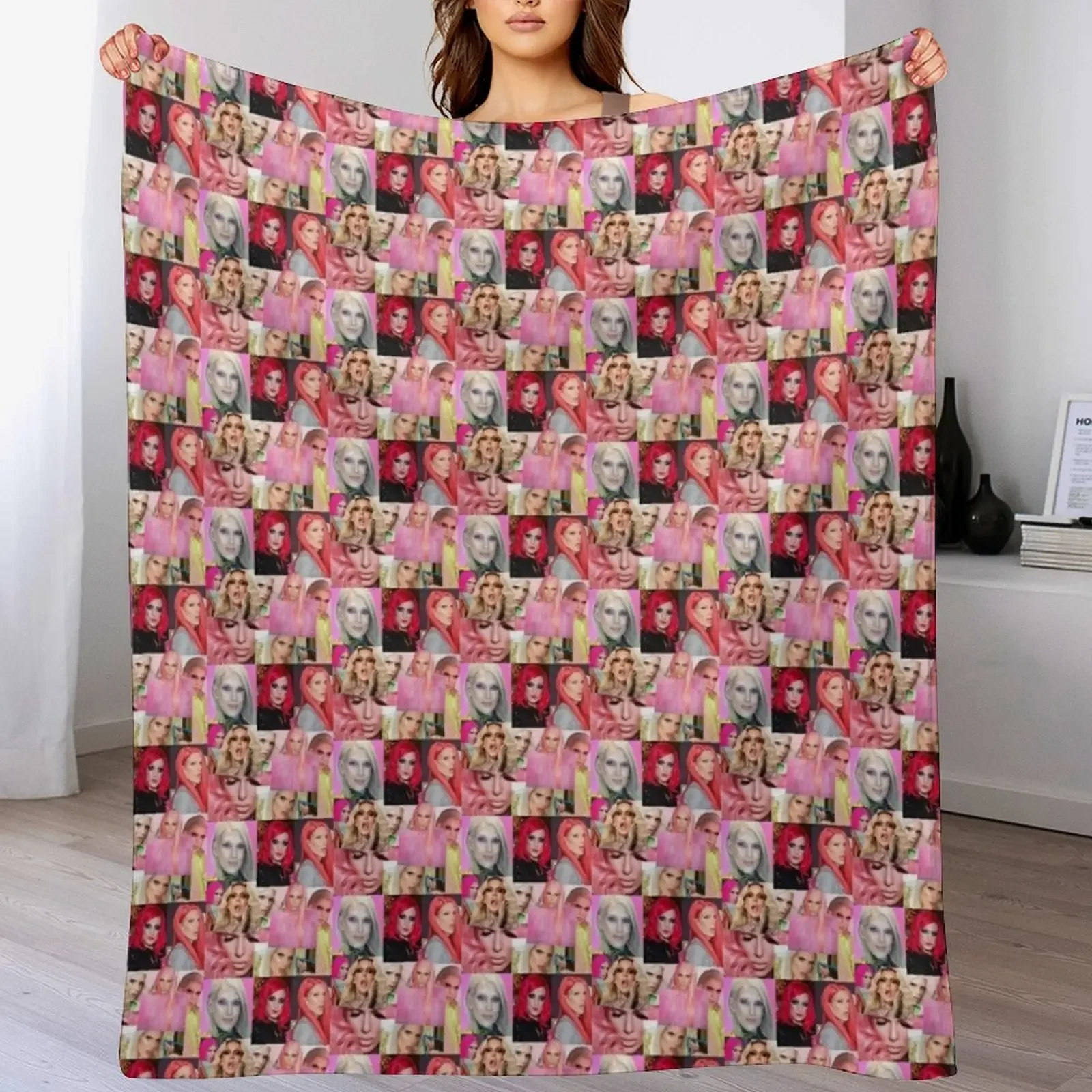 

jeffree star Throw Blanket for babies Shaggy Luxury Throw Furrys Blankets