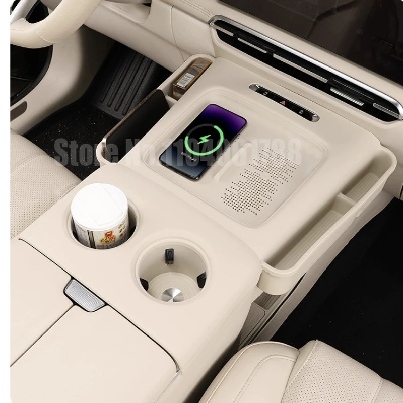 For Voyah Free 2025 2024 Silicone Center Console Storage Sleeve Gear Cover Cup Holder Interior Upgrade Accessories