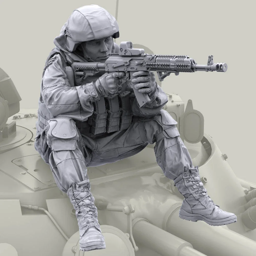 1/35 Modern Russian soldier, Resin Model soldier, Military themes, Unassembled and unpainted kit