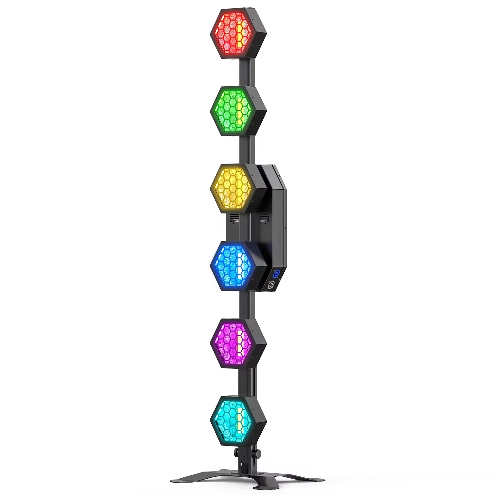 Yiflamefly 240 واط RGB الخطي خمر ضوء أضواء للمسرح 6 قطعة 50 واط COB المصابيح الرجعية ضوء فلاش DMX512 ل DJ حفل زفاف