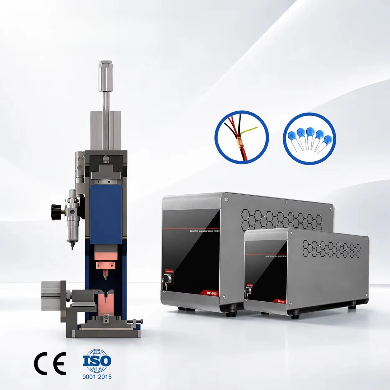 Electric Resistance Welding Pulse Transformer Control High Precision Pressurizing Mechanism Welding Machine for Metal Parts