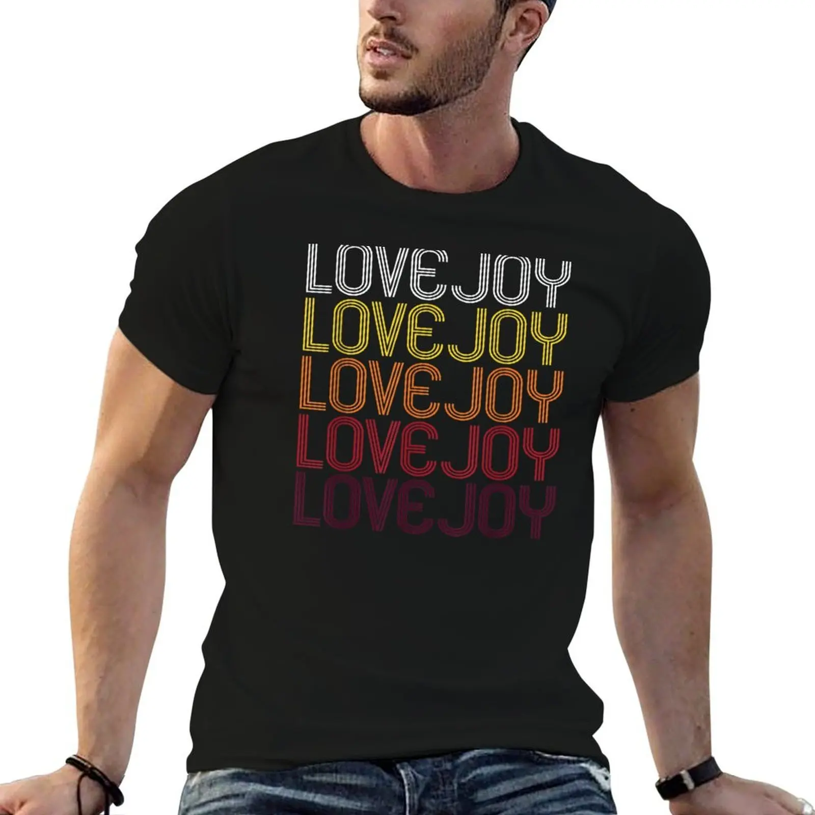 lohejoy ga vin T-Shirt anime clothes man t shirt plain black t shirts men