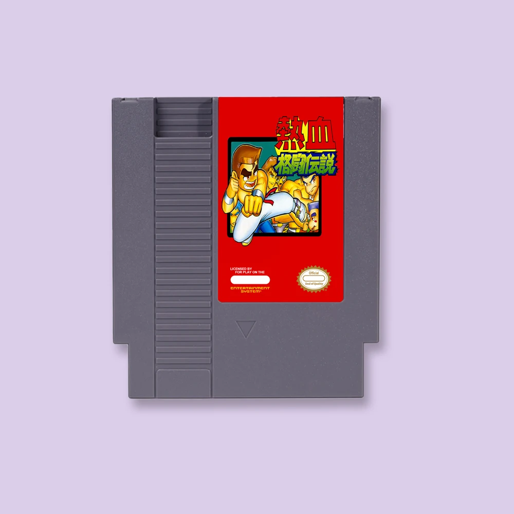 

Nekketsu Kakutou Densetsu Game Cartridge Action Game For NES 8Bit 72PIN Consoles Game Card