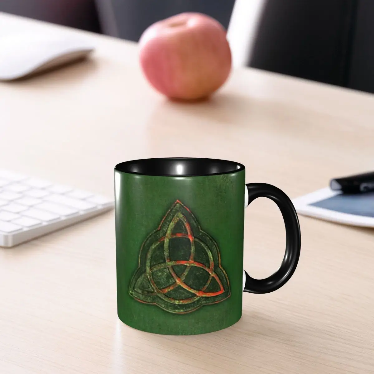 Book Of Shadows - Charmed Triquetra Design Mug Funny Ceramic Coffee Cups Tea Mugs Milk Cup Drinkware Gifts for Woman Man