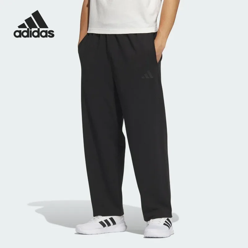 Adidas Unisex Autumn Winter for Men Women, Loose Breathable Straight Sports Casual Trousers JL6073