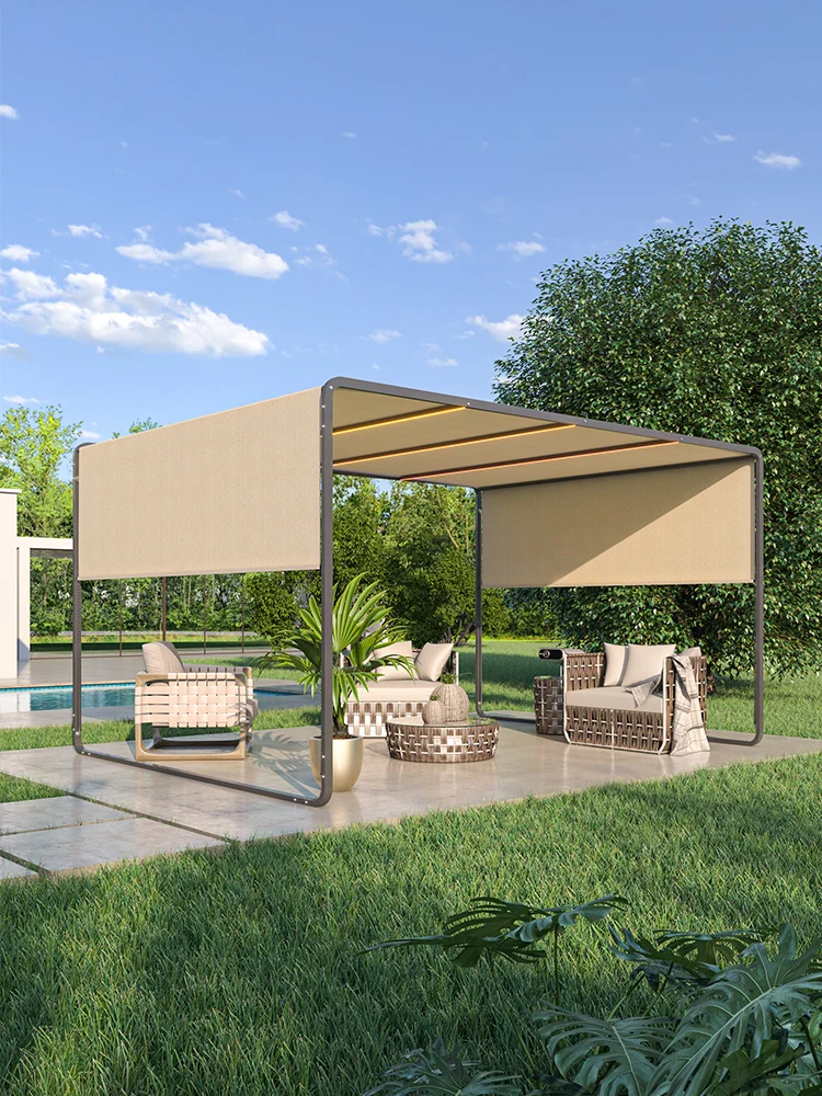 

Outdoor roof terrace canopy awning courtyard