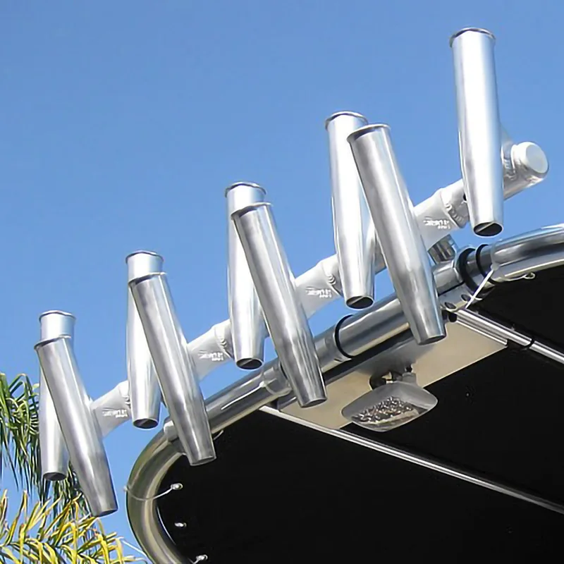 Лодка T Top Stryker RL90, алюминиевая девять ракетонов, 9 держателей удочек