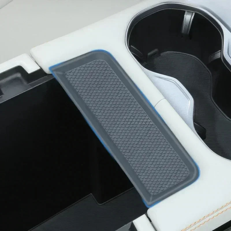 ل BYD ختم U Sealion 6 أغنية زائد DMi/EV 2023 2024 2025 سيارة التحكم المركزي مسند الذراع بطانة حماية من السيليكون سجادة ضد الإنزلاق ملف لوازم السيارات