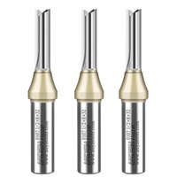 Arden 6.35mm CNC TCT Straight End Mill Woodworking Tool Carbide Cutter 1/4 Shank Router Bit For MDF Plywood Chipboard Slot Drill