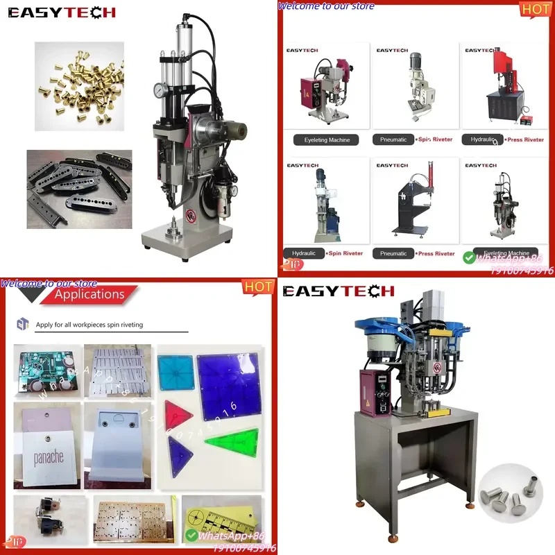 CE Certificate Self-punching Metal Snap Button Machine Rivet Press Machine Button Hole Punching Machine Auto Feed Shoe