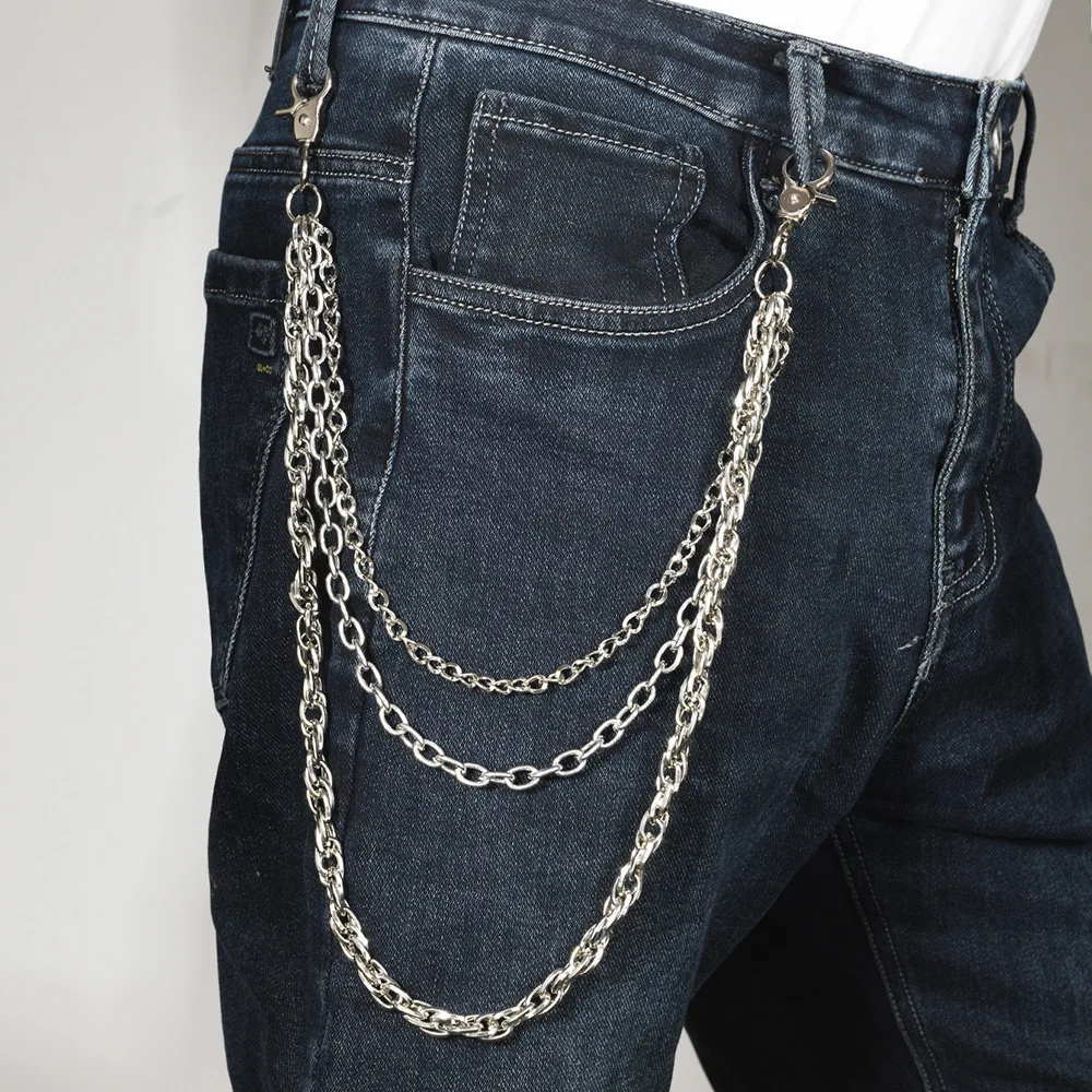 

Unisex Punk Hip Hop Style Decorative Belt Street Fashion Pants Chain Matching Waist Chain Accessory for Men And Women