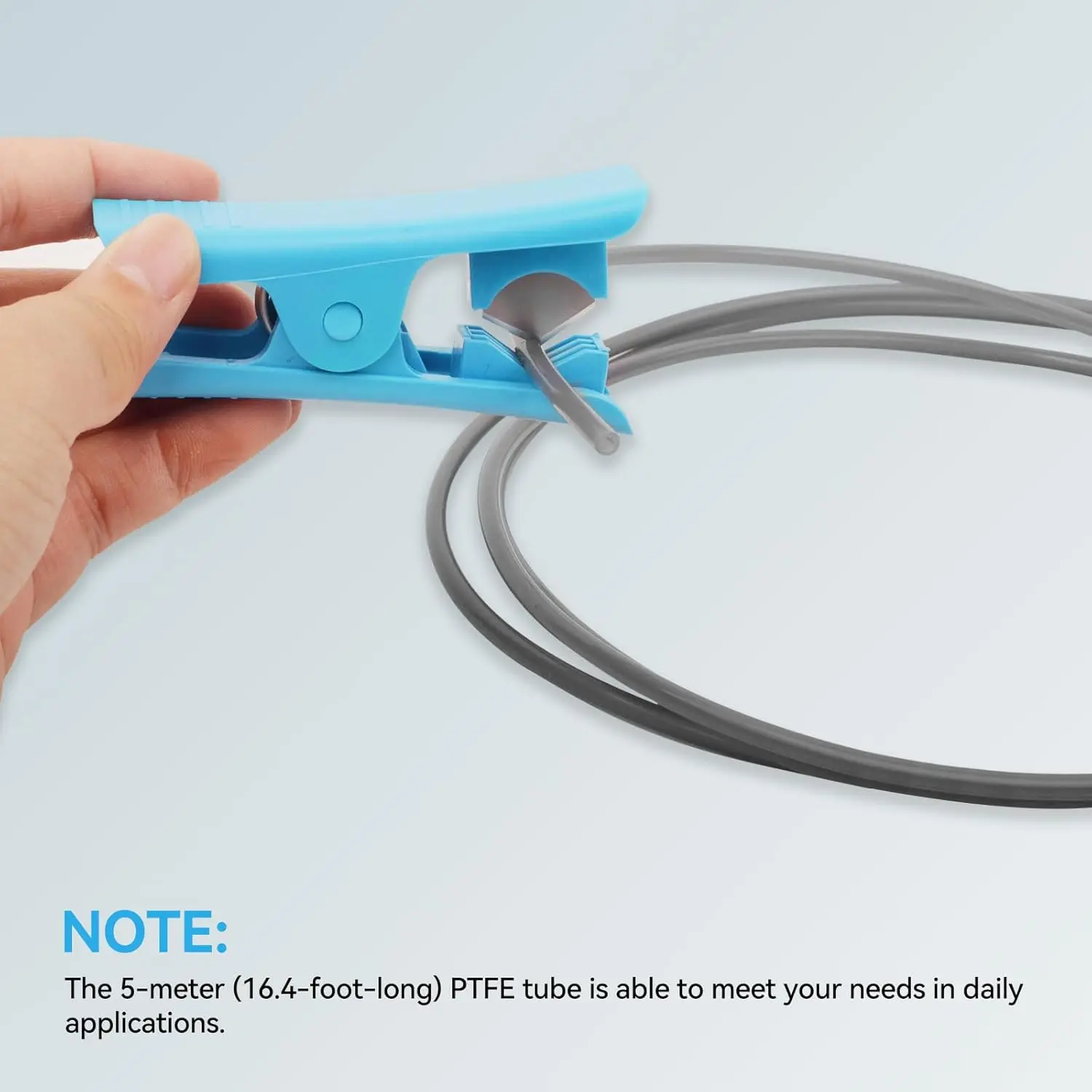Ultraglatter PTFE-Schlauch für 1,75-mm-Filament mit Schneider für Extruder, 2,5-mm-ID x 4 mm Außendurchmesser, Rohr für Bambu Lab A1/P1P/P1S/X1C – Detail 10
