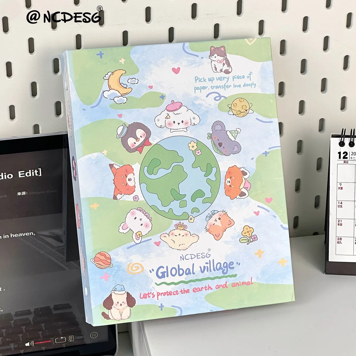 IFFVGX Animals A5 Binder Photocard Holder Kpop Idol Photo Album Simple Photocards Collect Book Album for Photographs 포토카드 포장용품