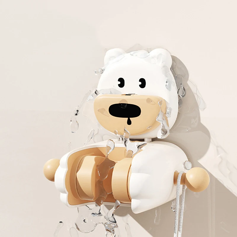 1 قطعة مناسبة للعائلة والأطفال الكرتون دش حامل الرأس شفط كأس دش رئيس حامل دش قابل للتعديل #5