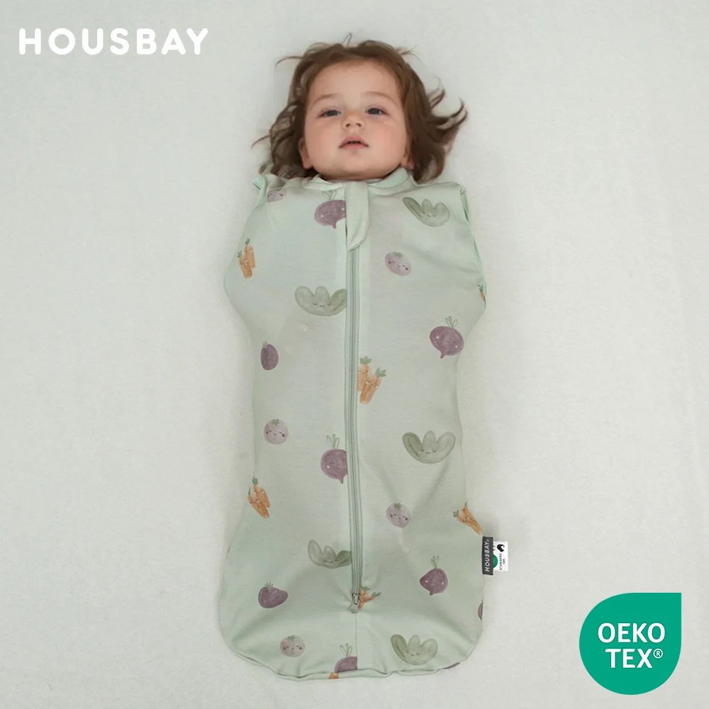 

Спальный мешок для малышей 0-9 месяцев, летний однослойный тонкий дышащий 100% хлопок, мягкий пеленальный мешок для новорожденных, детский спальный мешок