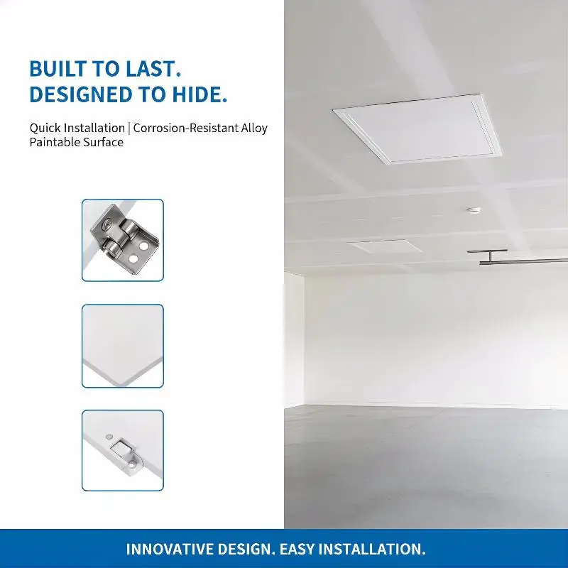Ceiling Panel Inspection Hole Heavy Duty Powder Coated Metal Access Door For Ceiling Panel White, Manhole Cover New Model