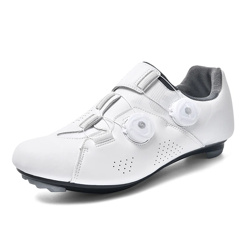 Cycling Shoes Mens Road Bike Shoes Flat Speed New Hardness9 Glass Fiber Professional Cycling Sneakers SPD Cleats Footwear