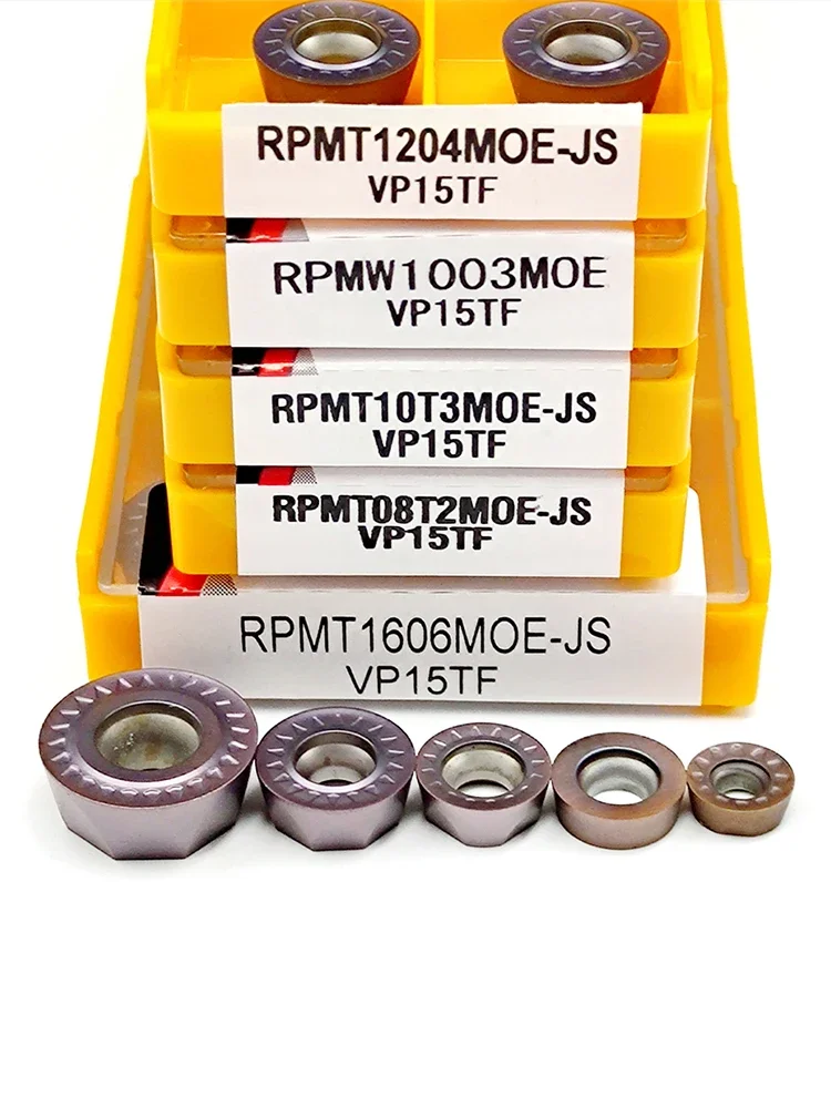 RPMT08T2 RPMW1003 RPMT1204 RPMT10T3MOE-JS Milling InsertHigh Quality Internal Round Carbide Insert Suitable For Stainless Steel
