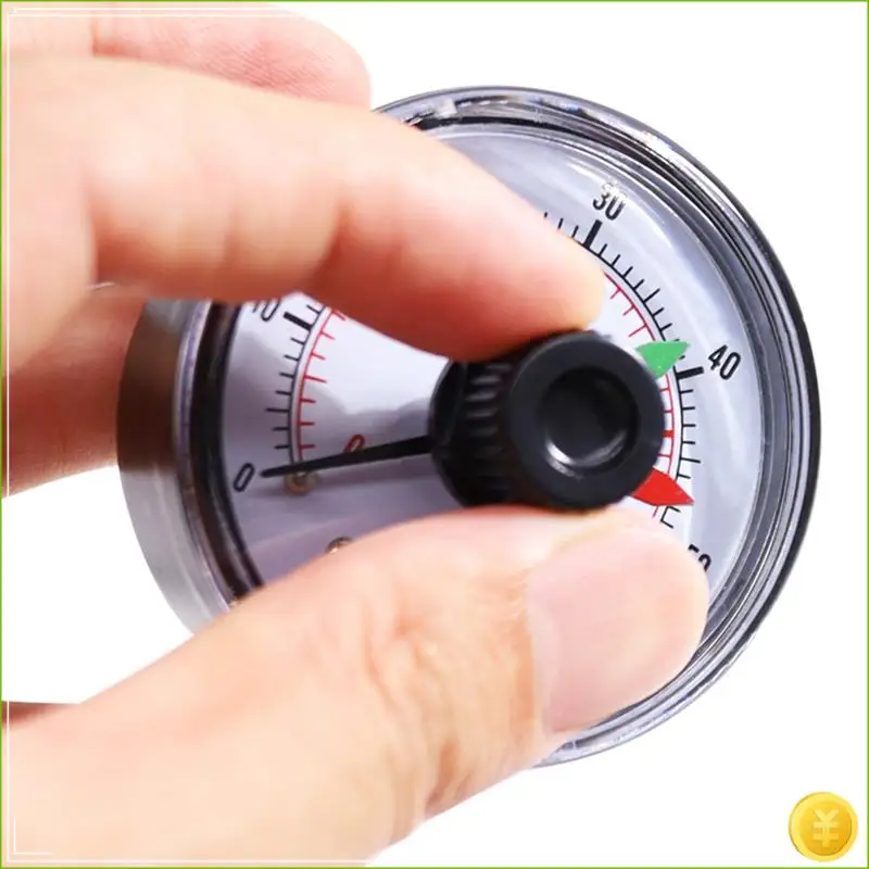 Pressure Gauge With Dial Replacement For Select Filters, 2Inch X 1/4Inch NPT Bottom, 0-60Psi/4Bar Durable Easy To Use