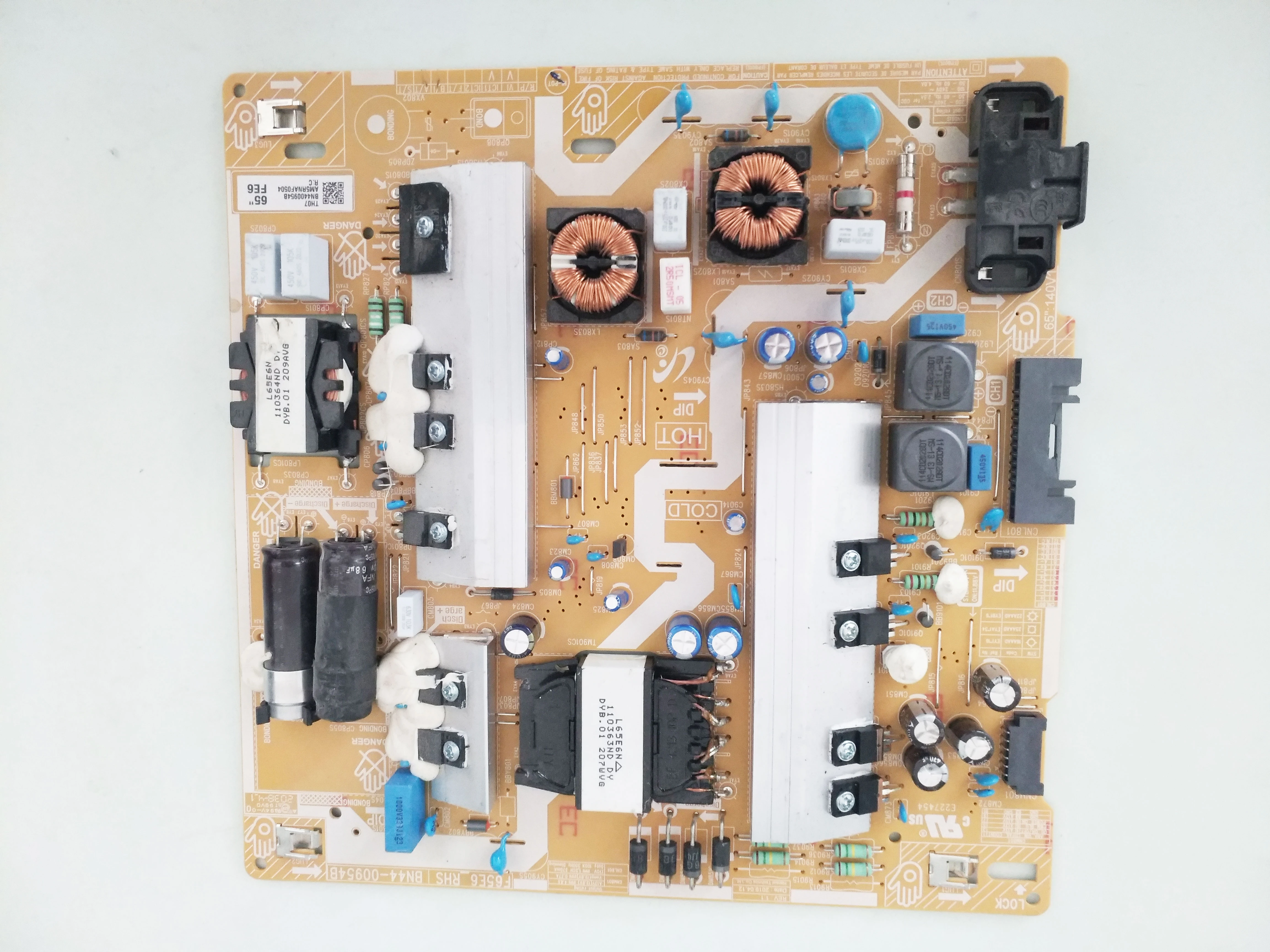 

Original BN44-00954B F65E6-RHS Power Supply Board is for LH65QBREBGCXZA LH65Q8REBGCXXF LH65QBREBGCXEN LH65QBRE LH65Q8RE TV Parts