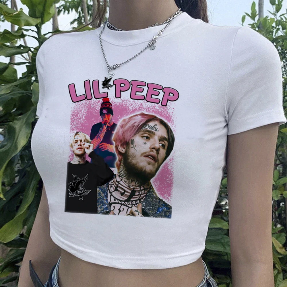 Lil Peep t-shirt clothes women tumblr harajuku graphic tees women 2022 print t-shirt tshirt vintage