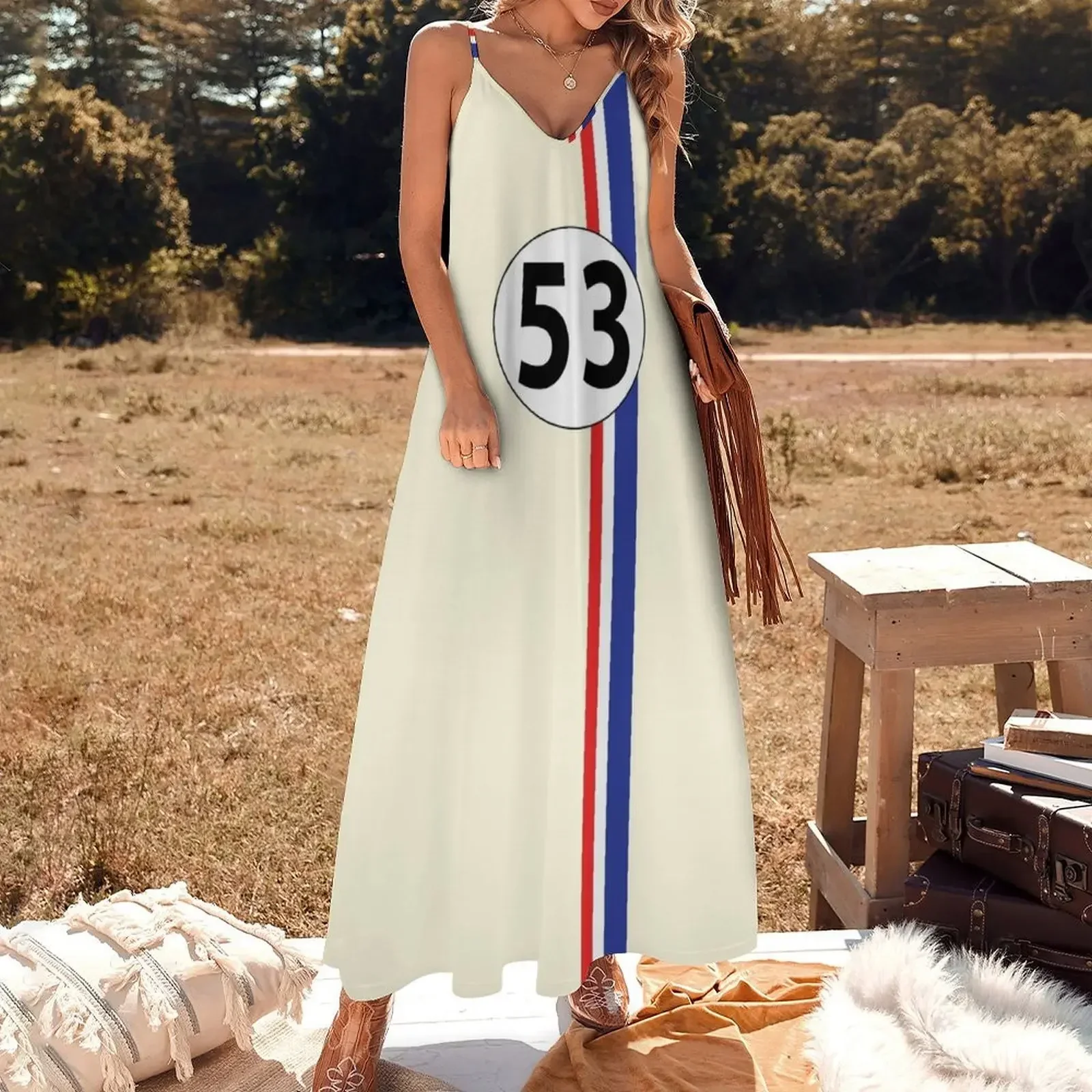 Herbie, number 53 Sleeveless Dress dresses for womens Aesthetic clothing Dress