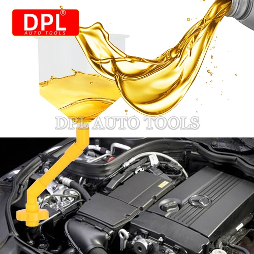 Imagen 2 del producto 15 unids/set de accesorios para coche, herramienta Universal para verter aceite, Kit de llenado de refrigerante a prueba de derrames, boquilla de embudo de llenado de plástico