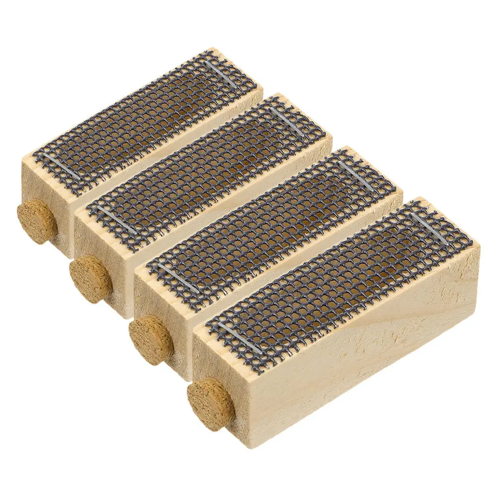 4Pcs Beehive Queen Rearing Cages Handcrafted Wood Material for Safe Queen Protector and Apiary Management Wooden Hive Cages