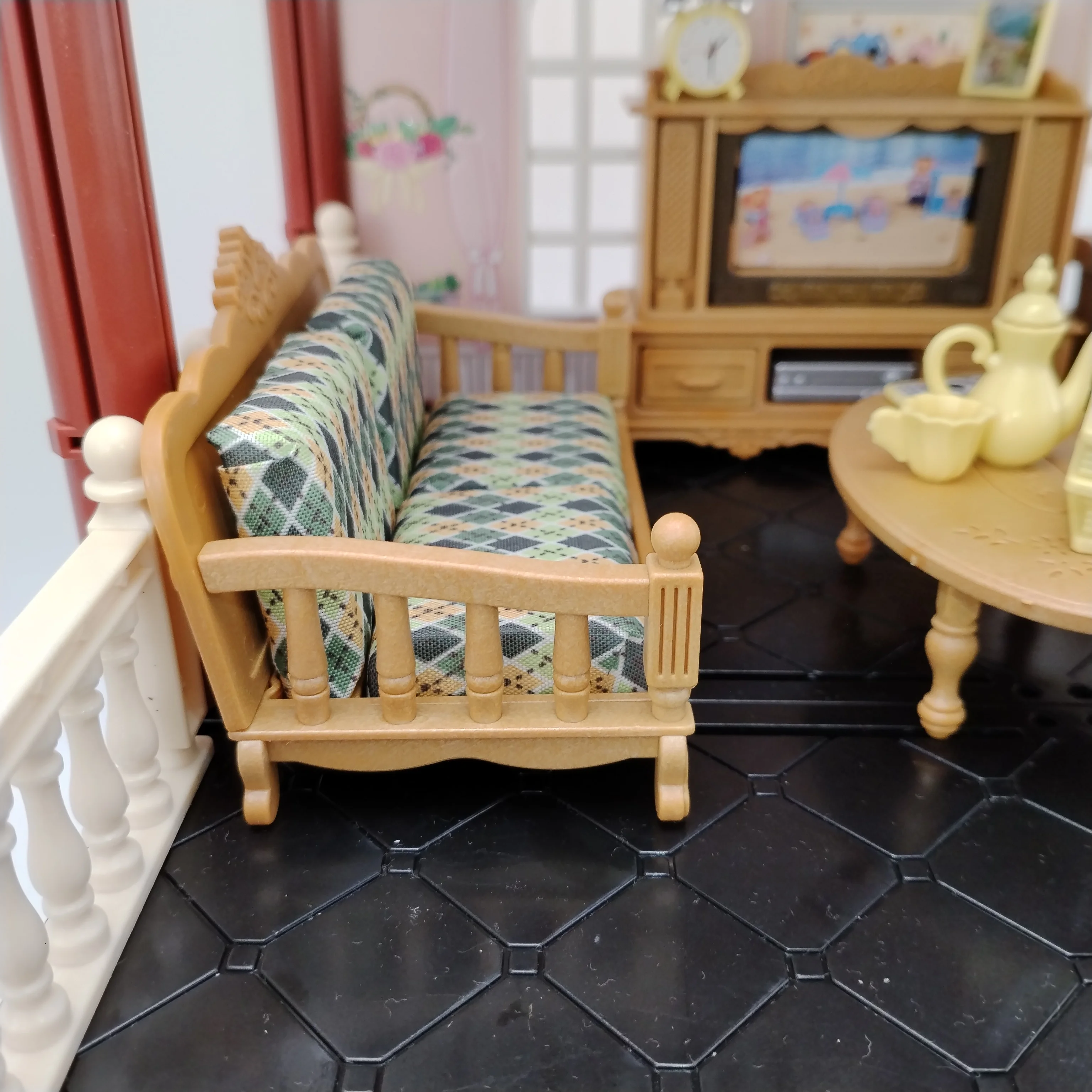 Muebles de casa de muñecas en miniatura, accesorios para sala de estar, dormitorio, supermercado, juegos de compras, muñeca de interacción familiar,