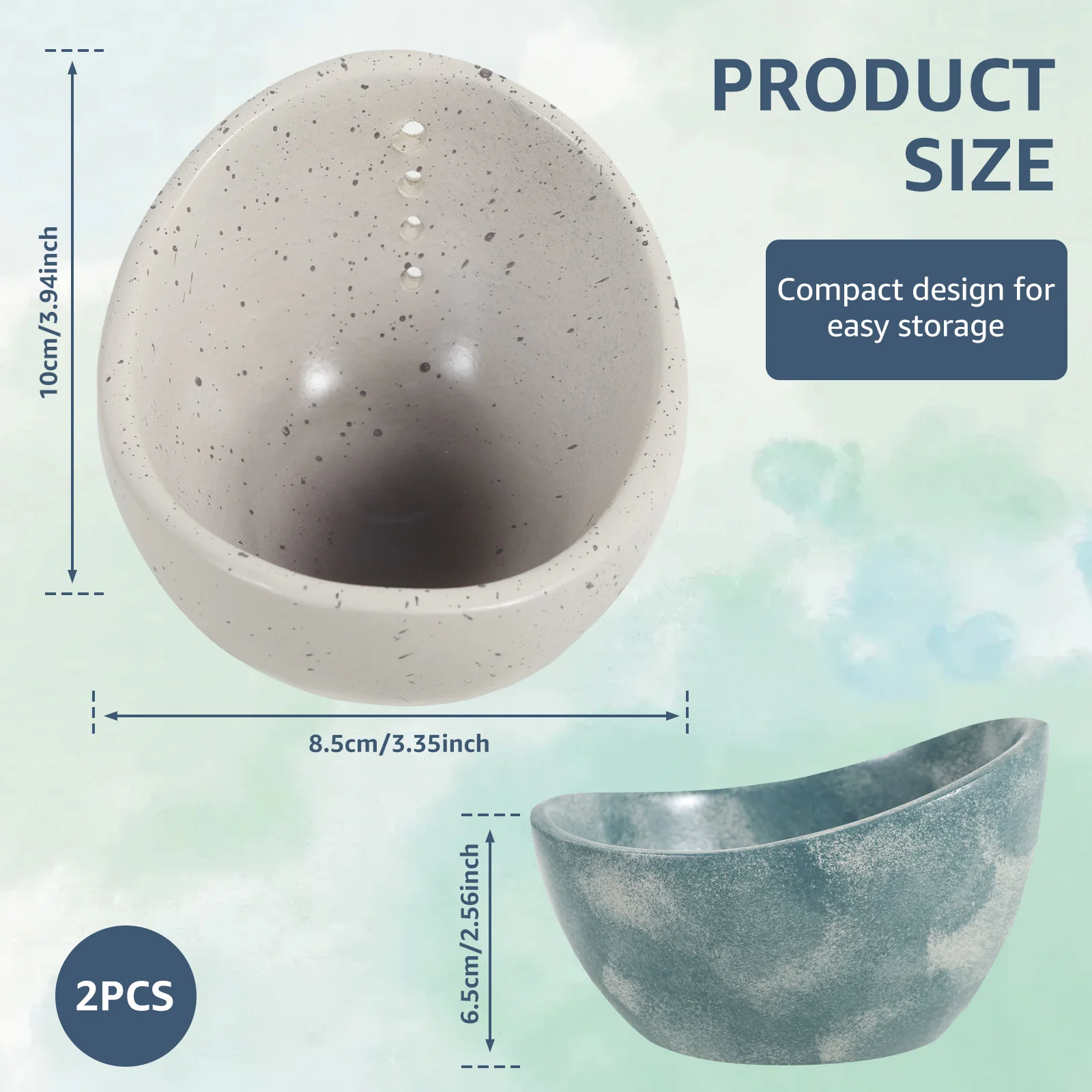 1Pc Pottery Herb Stripper Bowl Handmade Herb Leaf Peeling Bowl Multi Holes Resin Herb Leaf Peeling Bowls for Kitchen Accessories