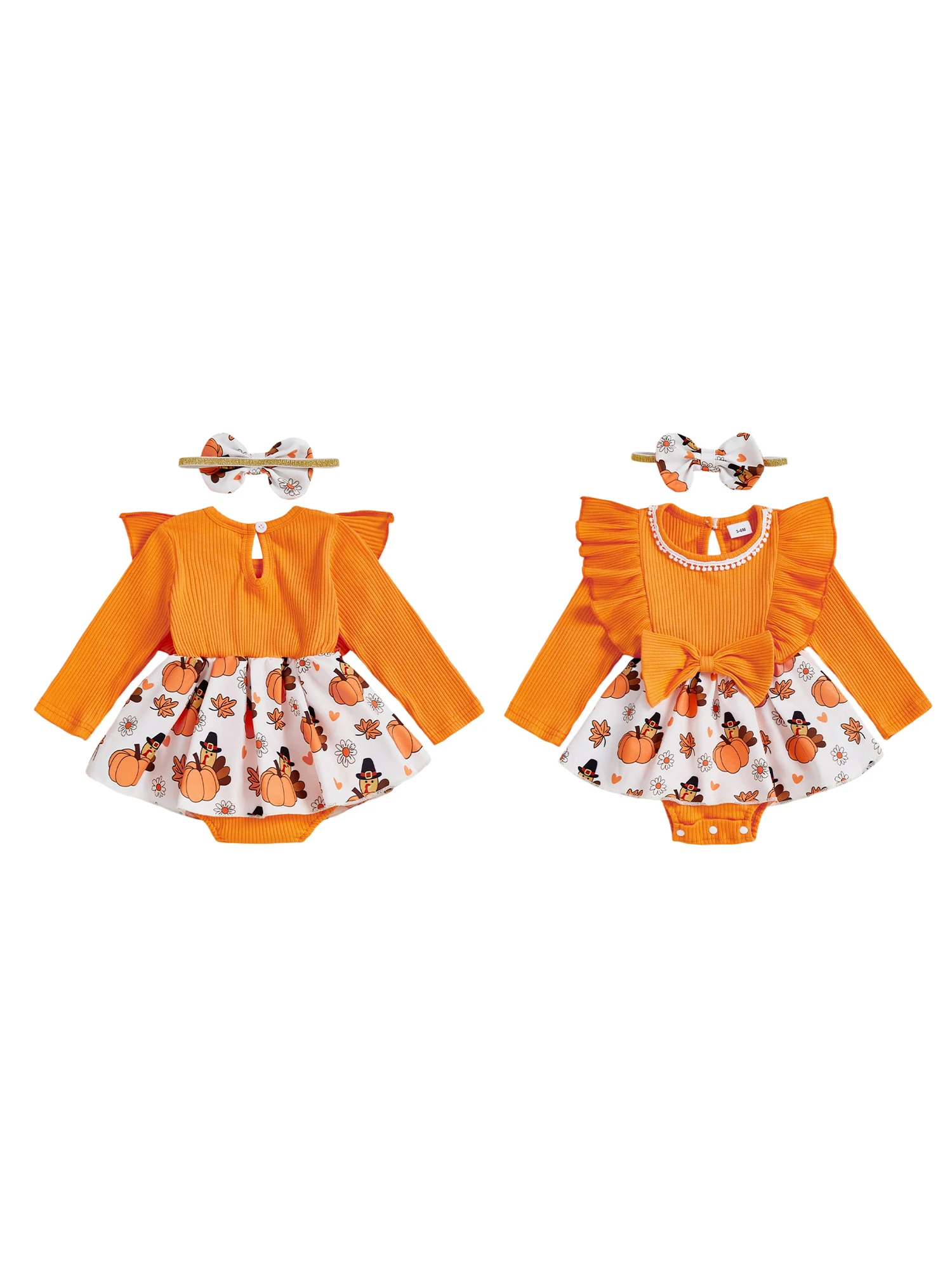 

Infant Girls 3Pcs Christmas Outfits Long Sleeve Reindeer Print Dress with Leggings and Headband Set Toddler Clothing