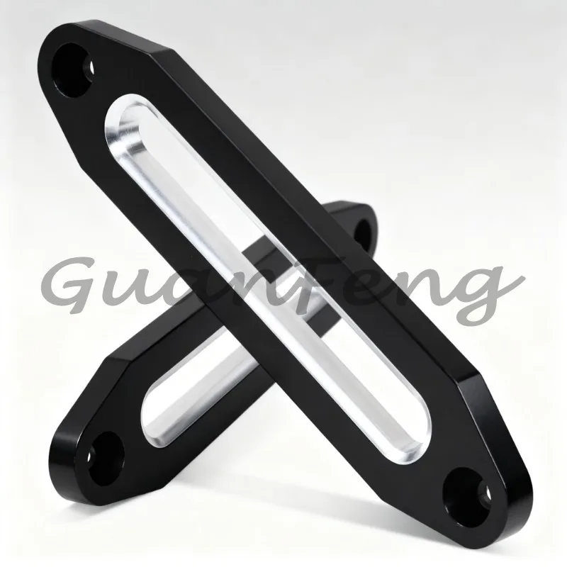 Universal 4WD Off-Road Winch Anchor Chain Guide, 12000LBS Aluminum Alloy Cable Guide for Vehicles, Restoration and Retrofit