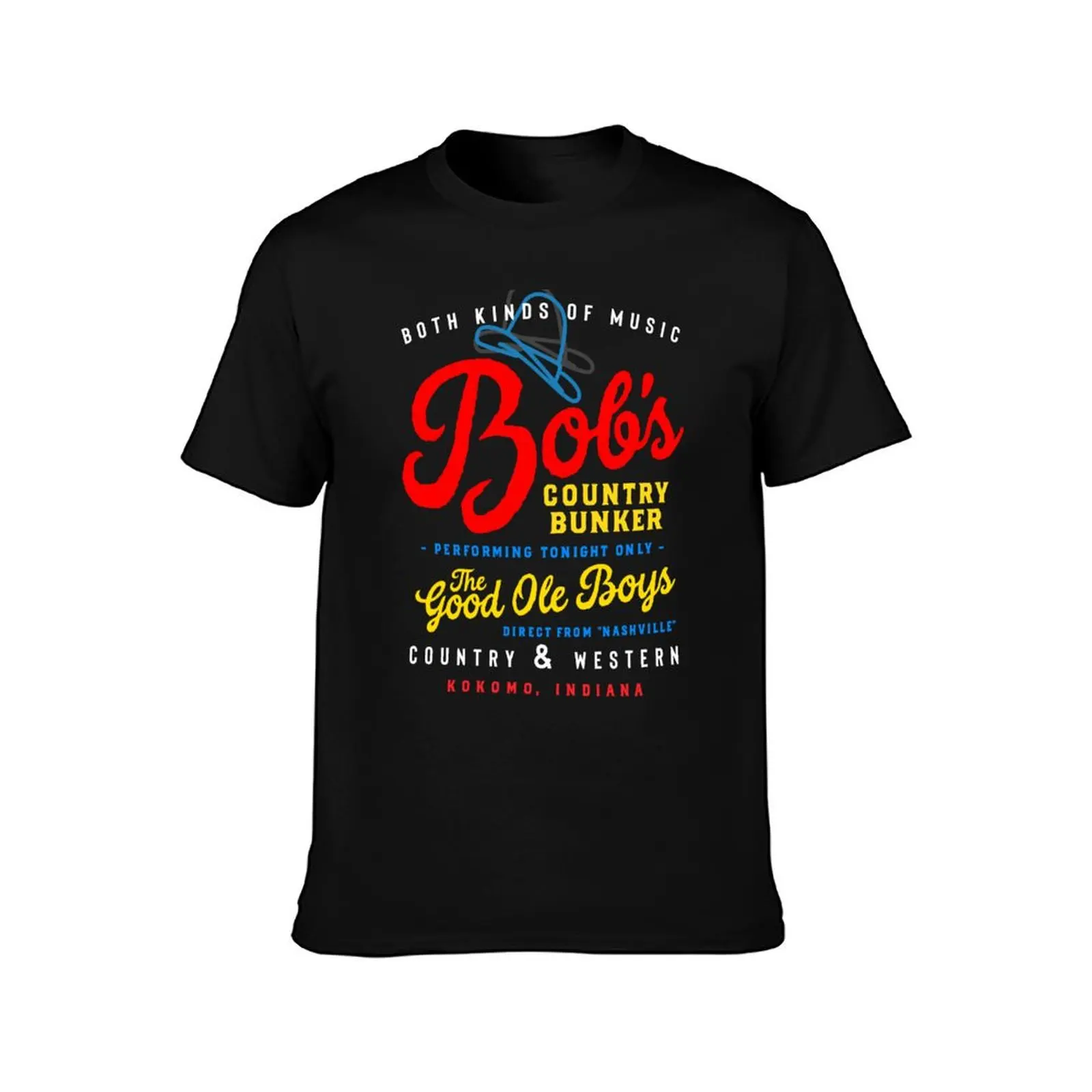 Bob's Country Bunker Men Graphic Tee Cool With Graphics Women Funny Trending Love T-Shirt Big Size Short Sleeve Tee for Men