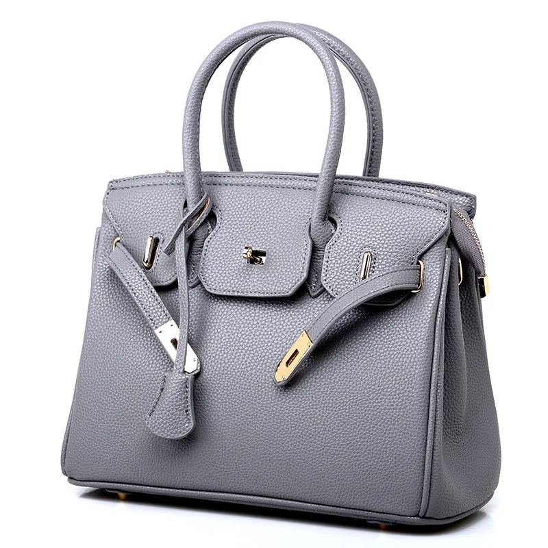 

2025 new women's bag fashion lychee pattern large capacity diagonal cross bag shoulder bag handbag