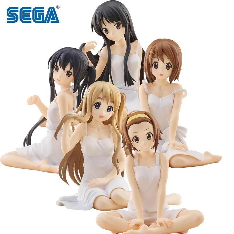 SEGA Yumemirize K-ON! Figuras de Acción de Anime de PVC de 12 cm de Nakano Azusa, Kotobuki Tsumugi, Tainaka Ritsu, Akiyama Mio, Hirasawa Yui